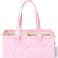 Mr. Pen- Baby Diaper Caddy Organizer, Pink With Star Pattern, Portable Car Caddy For Changing Table And Nursery