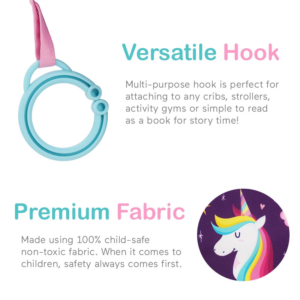 Urban Kiddy Baby'S My First Family Album | Soft Photo Cloth Book Gift Set For Newborn Toddler & Kids (Unicorn)