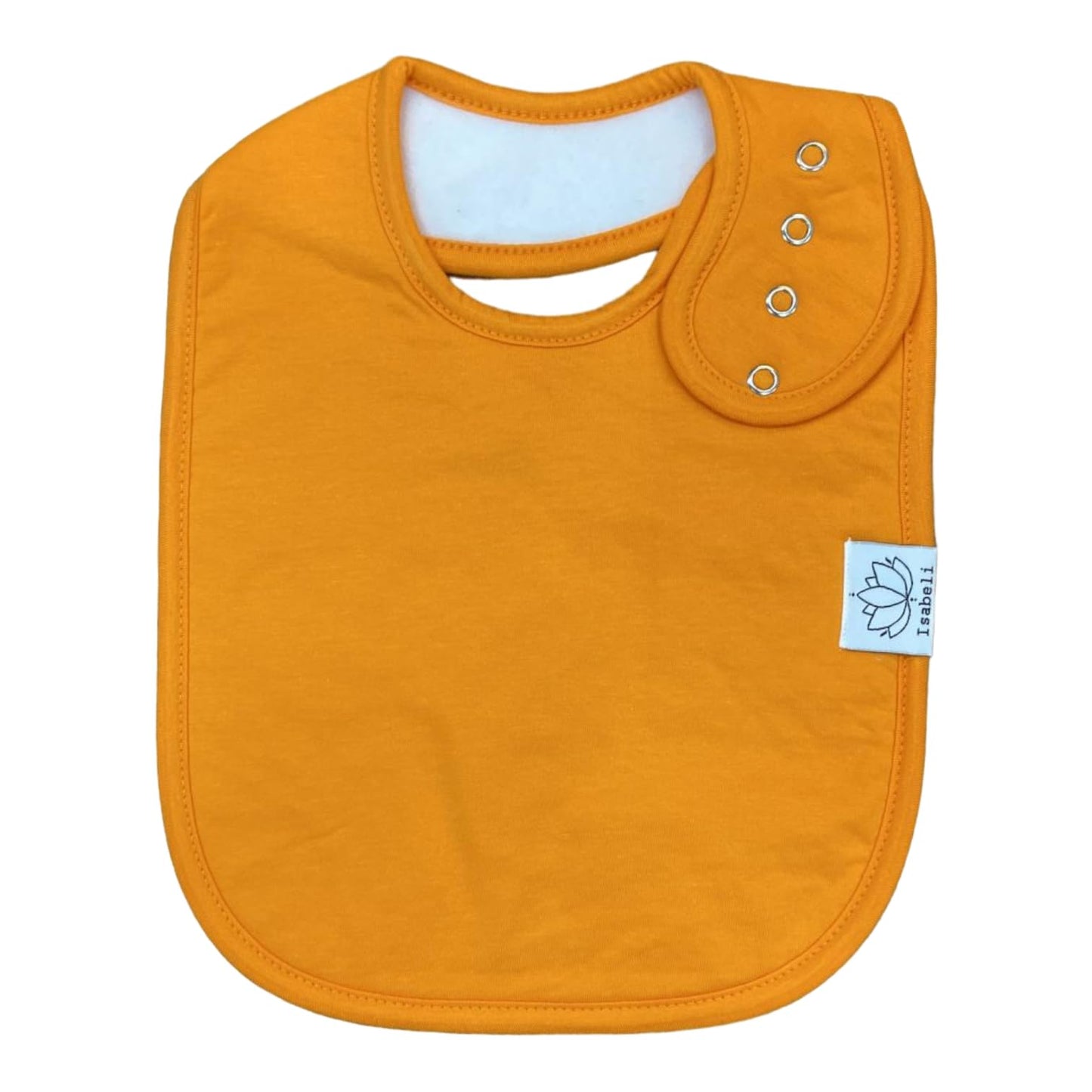 Isabeli Organic Cotton Toddler Drool Bibs 6 Pack - Rainbow