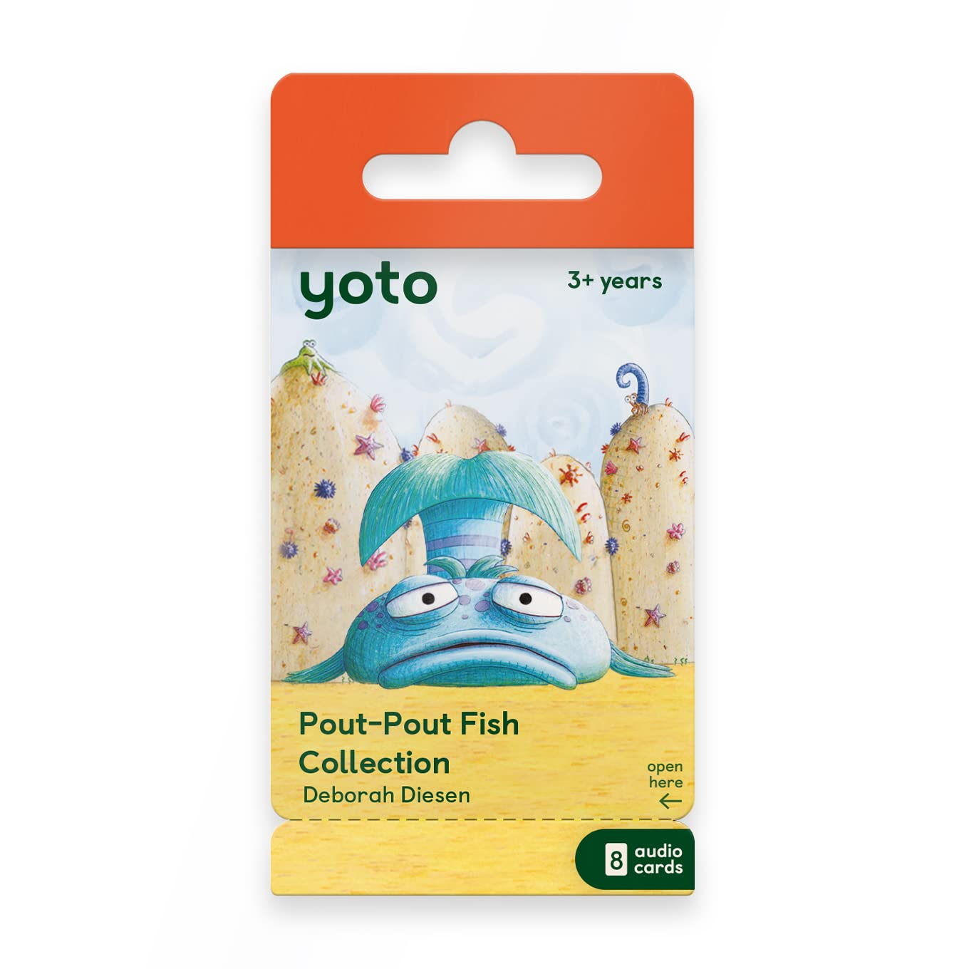 Yoto The Pout-Pout Fish Collection by Deborah Diesen - 8 Kids Audio Cards for Use with Player & Mini All-in-1 Audio Player, Scre