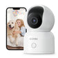 Zosi C518 4Mp Indoor Pan/Tilt Smart Home Security Camera For Pet Dog Baby Nanny Monitor,2.4G/5G Dual-Band Plug-In Wifi Cam,Auto-
