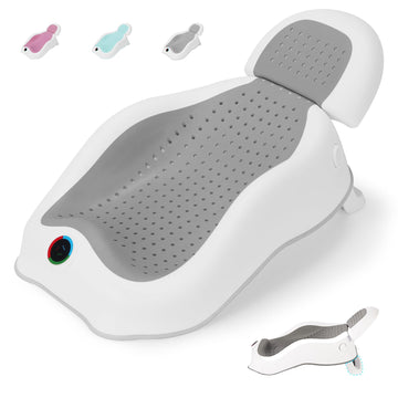 Wddbb Baby Bath Support,Ideal for Babies Less Than 6 Months Old,with Thermometer-Adjustable Slope Newborn Bathtub, Baby tubs for