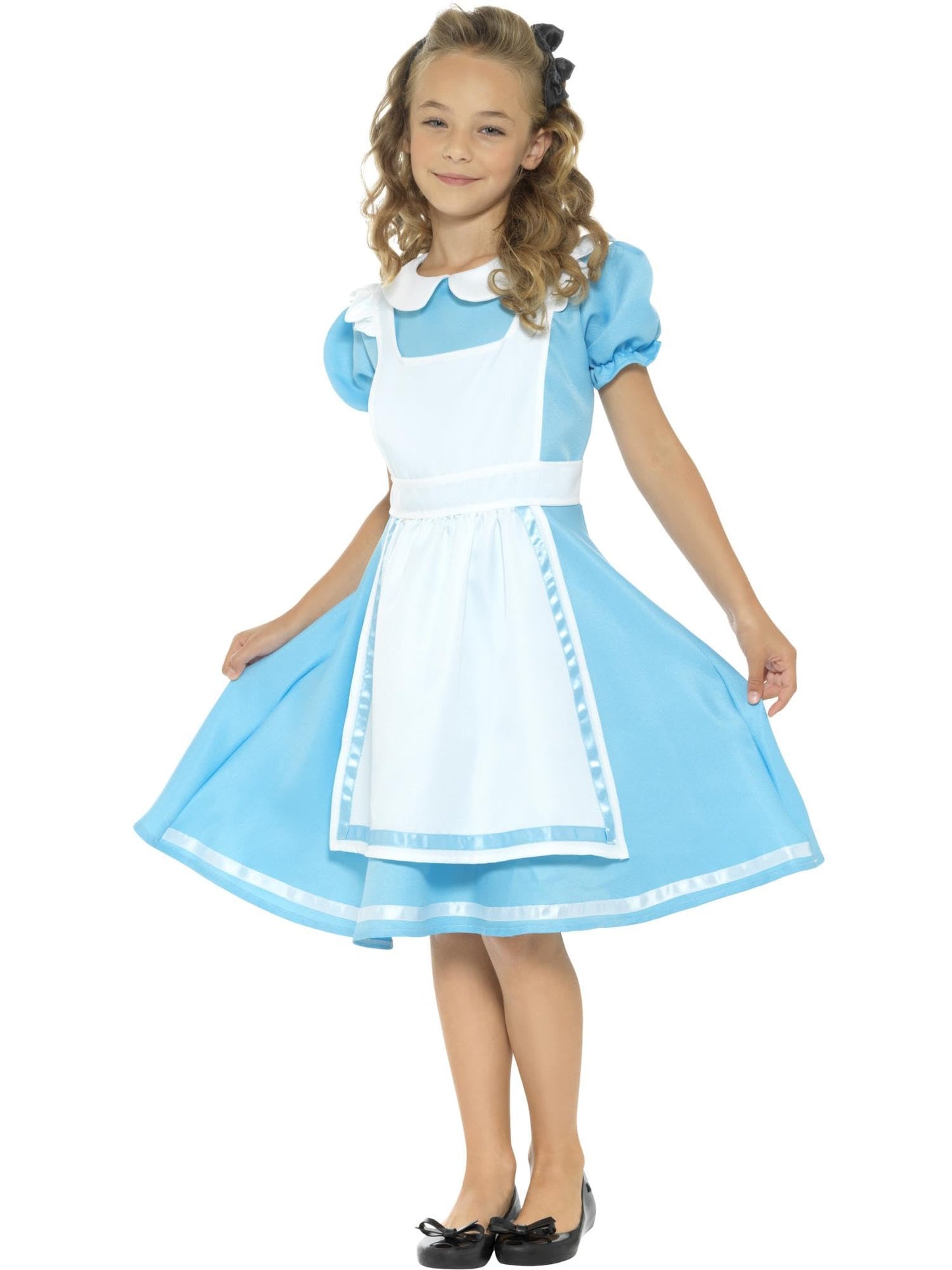 Smiffy'S Girls Dreamland Alice Costume, Blue, Medium