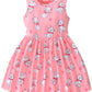 Girls Sleeveless Dress Cat Dress Girls Pink Swing Sundress Baby Girls Backless Bowknot Back To School Dress Girls Cat Outfits Pi