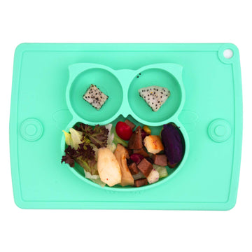 Qshare Toddler Plate, Portable Baby Plate For Toddlers And Kids, Bpa-Free Strong Suction Plates For Toddlers, Dishwasher And Mic