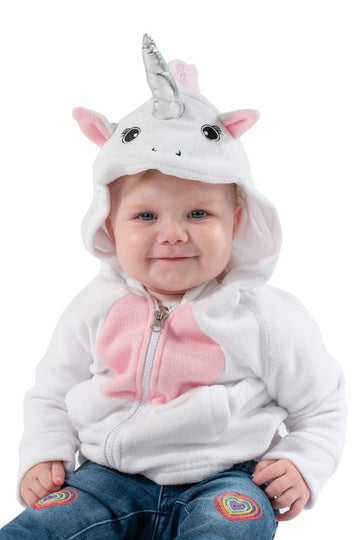 Kids Fleece Sweatshirt Jacket - Baby Boy & Girl Sweater Outerwear Coat Toddler Full Zip Hoodie For Children
