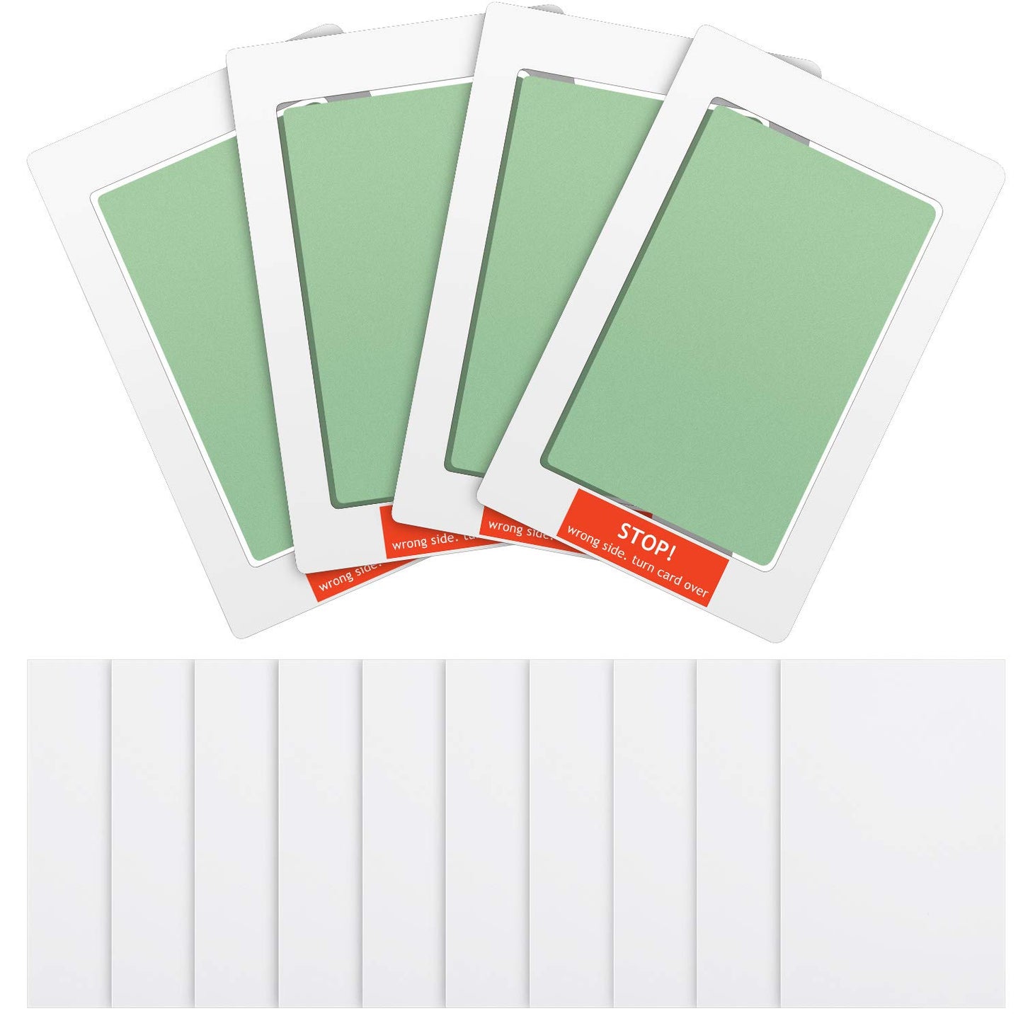 Outus 3 x 5 Inch Newborn Handprint and Footprint Paw Print Kit 4 Clean Touch Ink Pads 10 Imprint Cards Pet Inkless Hand and Feet
