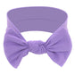 Babygiz Baby Girl Headbands-Infant,Toddler Cotton Handmade Hairbands With Bows Child Hair Accessories (Lavender)