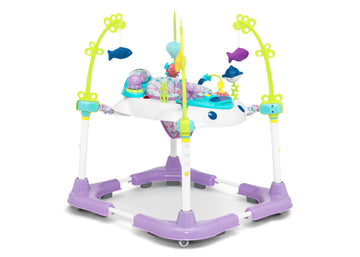 Delta Children Deluxe Bounceroo Learn2Walk Balancer Baby Walker, Purple Ocean Adventure