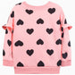 Zarmfly Toddler Girls Valentines Sweatshirts Girl Heart Shirts Girls Heart Clothes Sweater Girl Shirt Kids Pullover Long Sleeve