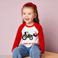 Baby Boys Girls Valentine Shirts Raglan Long Sleeve Tees Toddler Loads Of Love Heart Tractor Graphic Tops 3T