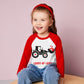 Valentine Shirts Toddler Boys Girls Raglan Long Sleeve Tees Kids Loads Of Love Heart Tractor Tops 7 Years