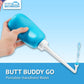 Butt Buddy Go - Portable Handheld Bidet & Fresh Water Bottle Sprayer (For Home, Travel, Outdoors | Retractable Nozzle, Soft-Sque