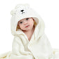Hooded Baby Towel, Baby Bath Towels with Hood,Unique Animal Design Baby Towel with Hood Soft Absorbent Baby Bath Towels, for New