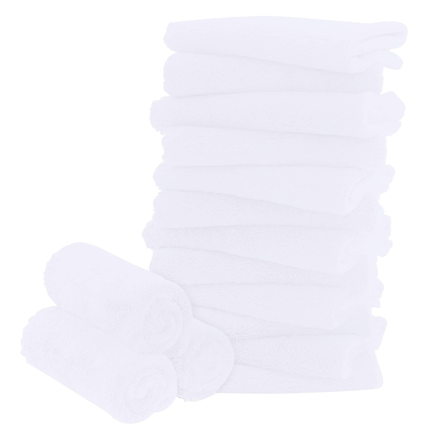 16 Pack Baby Washcloths - 10X10 Inch, Microfiber Baby Towel - Absorbent And Soft Baby Wash Clothes For Newborns, Infants And Tod