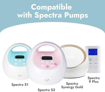 [12-Count] Papablic Pump Parts Compatible With Spectra S1, S2 And 9 Plus, Incl 8-Count Duckbill Valves For Spectra And Medela Pu