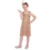 Sincere Party Roaring The 20S Gold Flapper Costume Dress With Pearl Necklace,Feather Headband For Girls,Gangster Flapper Dress F