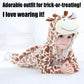 Abtshu Baby Giraffe Costume Toddler Halloween Dress Up Outfit 3-6 Months