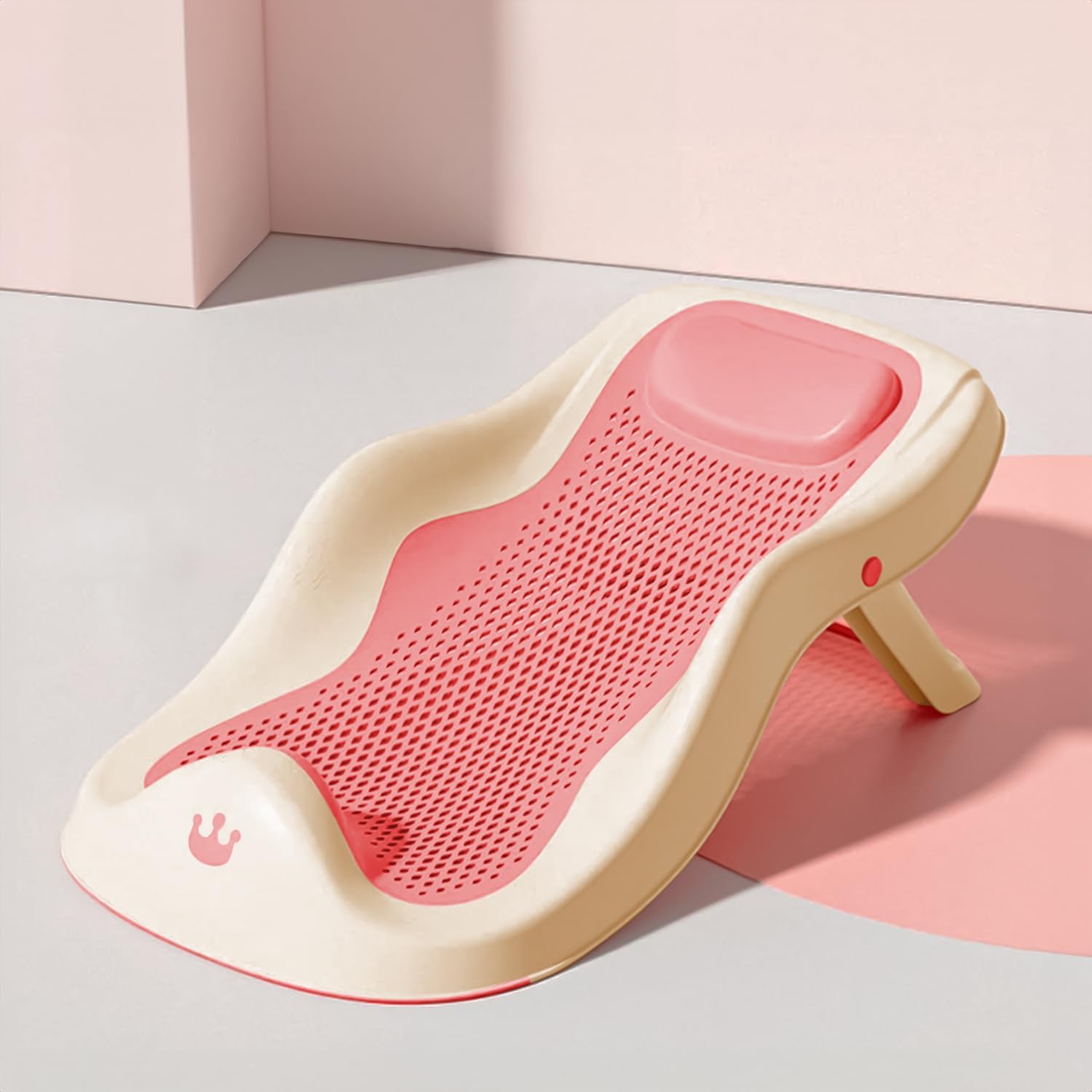 Staranddaisy Baby Bath Seat For Newborn To 0-18 Months, Non-Slip, Adjustable, Portable, Comfortable, Hygienic Baby Bather/Chair 