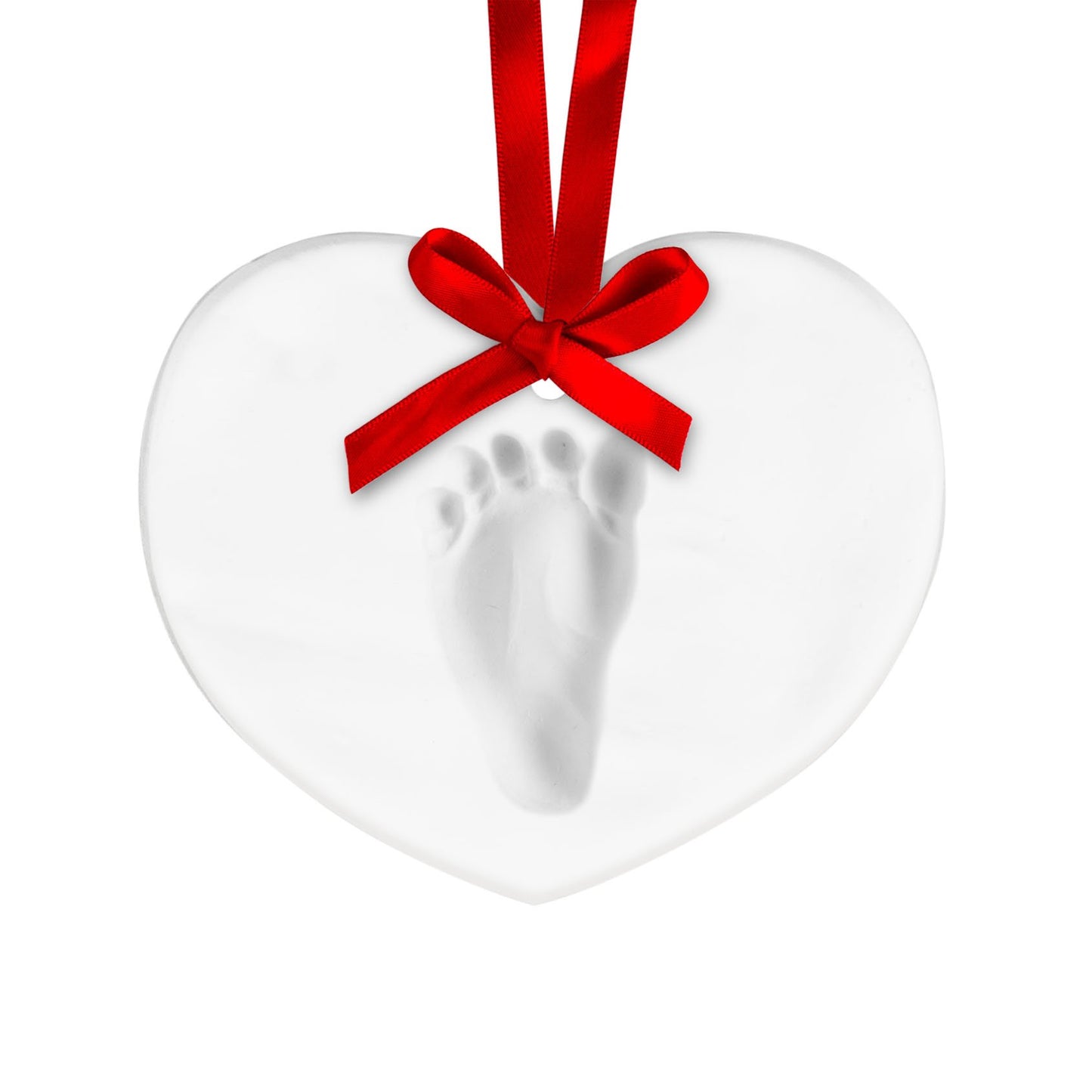 Tiny Ideas Baby'S No Bake Hand Or Footprint Keepsake Ornament Kit, Christmas Ornaments, Baby'S First Christmas, Holiday Decorati