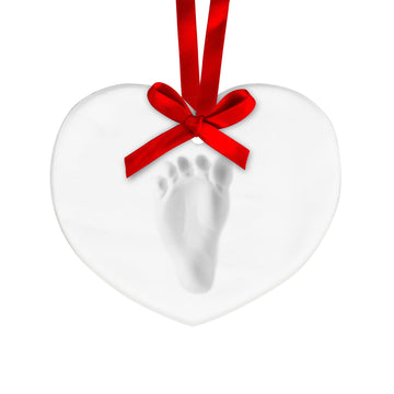 Tiny Ideas Baby'S No Bake Hand Or Footprint Keepsake Ornament Kit, Christmas Ornaments, Baby'S First Christmas, Holiday Decorati
