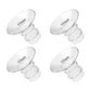 Gotocut Flange Inserts 17Mm 4Pcs Compatible With Elvie Medela Willow Go Bellababy Spectra 24Mm Flange/Shields Wearable Breast Pu