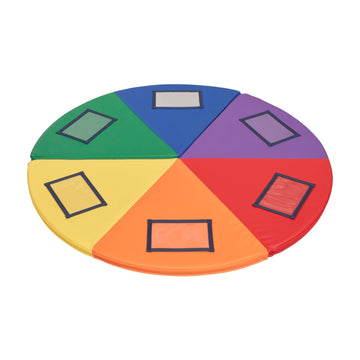 Ecr4Kids Softzone Picture Me Play Mat, Activity Mat, Assorted