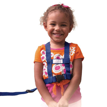 Baby Buddy Deluxe Safety Harness, With Adjustable Tether And Chair Restraint Straps, For Ages 9 Months To 4 Years, Black, 4 Piec