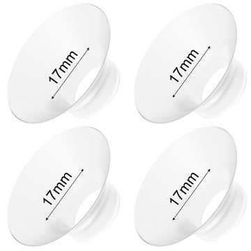Gotocut Flange Inserts 17Mm Compatible With For M5/M6/M9/V1 Pro/V2 Pro/V1/V2 Momcozy Breast Pump, Short Flange Insert For Elvie