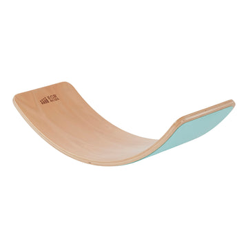 Ecr4Kids Balance Board With Felt Base, Montessori Toy, Seafoam