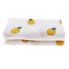 Merishopp Baby Swaddling Blanket Soft Muslin Cotton Swaddle Towel Yellow Pineapple| Baby|Nursery Bedding|Blankets & Throws