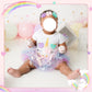 Xifamniy Baby Girl 1St Birthday Outfit 1 Year Unicorn Onesie Tutu Dress Headband Legging Socks