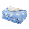 NAMAN New Born All Season Ultrasoft Single Baby Blanket for Babies, Baby boy and Baby GirlSkyBlue_Star