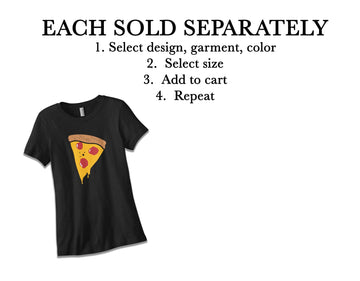 Missing Slice | Mom Mother Women'S Fitted T-Shirt | X-Large, Black
