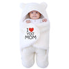 First Kick New Born Security Baby Blanket Hooded Embroided Wearable Wrapper Baby Sleeping Bag(06 Months, L 27 X B 13 Inches, I 