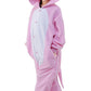 Canasour Pig Onesie Halloween Kids Cosplay Costume Girls Animal Unisex Outfuit Creature One Piece Hooded Farm Soft Pajamas Pink
