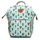 Large Capacity Baby Diaper Bag Backpack Waterproof Travel Nappy Diaper Bags Cute For Girls Boys (Potted Plants)