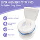REFLYAWAY 150 Packs Super Absorbent Urine Pads Portable Child Used with Travel Potty Bags Disposable Liners for Toddlers, Toilet
