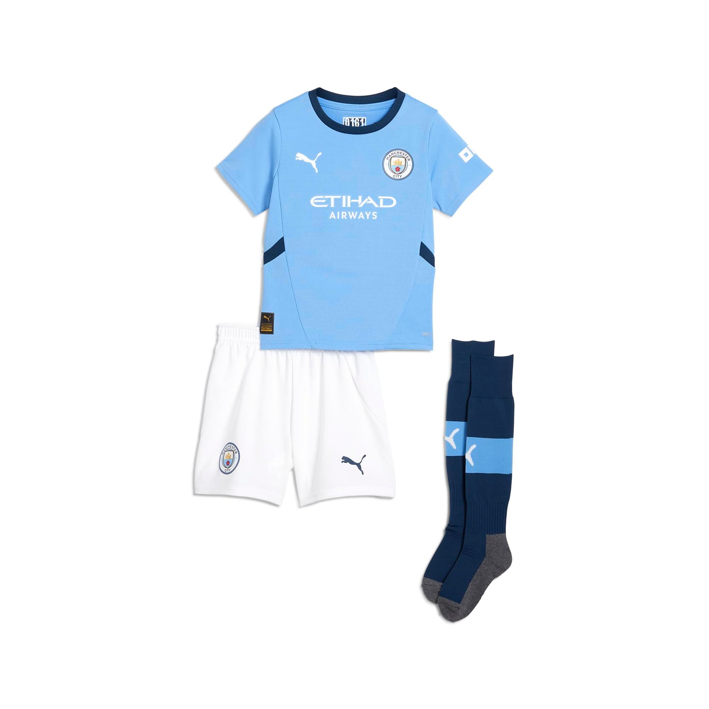 PUMA Manchester City FC Little Kids 2024/25 Soccer Home Mini Kit - Team Light Blue - Size: 4T