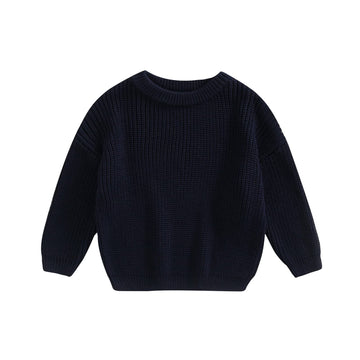 Afunbaby Baby Girl Boy Knit Sweater Blouse Pullover Sweatshirt Warm Crewneck Long Sleeve Tops For Infant Toddler (12-18 Months,D