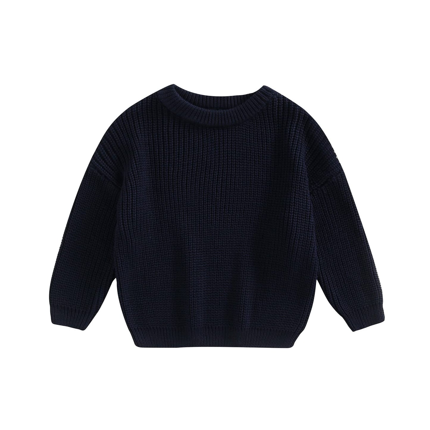 Afunbaby Baby Girl Boy Knit Sweater Blouse Pullover Sweatshirt Warm Crewneck Long Sleeve Tops For Infant Toddler (18-24 Months,D