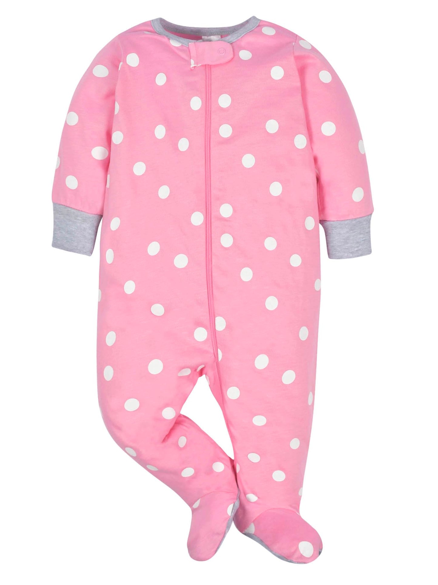Gerber Baby Girls 4 Pack Sleep 'N Play Footie Cloudy Newborn