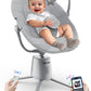 Zoicay Electric Baby Swing with 3 Modes & 5 Speeds, 12 Lullabies and 3 Timer Settings Portable Infant Swing, 2 Seat Positions & 