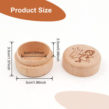 Tooth Fairy Box For Boys And Girls, Wooden Baby Teeth Fairy Holder Tooth Storage And Saver Box For Kids Lost Teeth,Saver Organiz