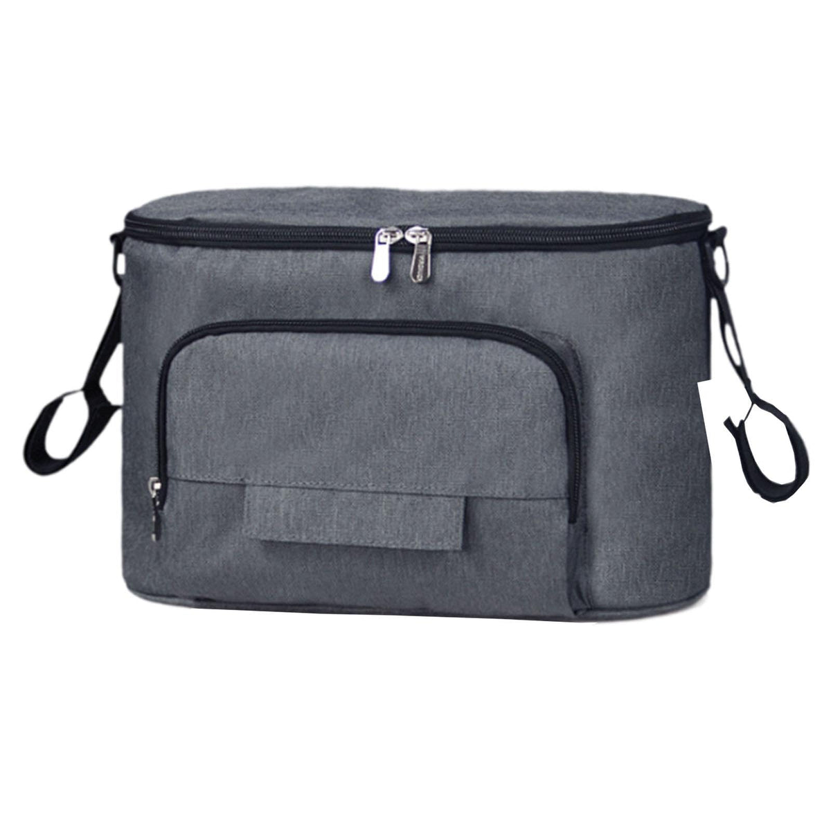 MERISHOPP Baby Stroller Organizer Zippered Pockets Stroller Cover for Umbrella Outdoor Gray