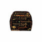 Customize Name Backpack, Personalized Orange Text Diapering Bag Backpack Nappy Baby Bags Casual Daypack Travel Shoulder Bag For