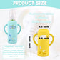 3 Pack Silicone Sleeves With Handle For Dr Brown'S Glass Baby Bottles, Anti Breakage Baby Bottle Holder, Compatible With Dr. Bro