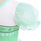 Dressy Daisy Princess Mermaid Dress Up Clothes For Toddler Girls Halloween Fancy Summer Outfits Tulle Skirt Size 2T Green, Style