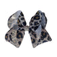 Leopard Hair Bow Clips for Girls Women Animal Print Hair Accessories with Non-Slip Clips, Bow hairpin Hair Accessories.(FJ119-Le