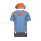 Blippi Boys Roleplay T- Shirt And Hat Set For Toddler, Little And Big Kids - Blue/Orange